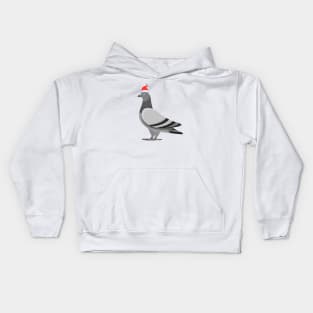 Christmas Pigeon Kids Hoodie